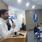 Juan Iván Cueva, precandidato presidencial.