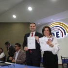 Eduardo Sánchez y Katya Caicedo son parte de las cinco organizaciones políticas que están en diálogos sobre la unidad de las izquierdas.