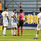 Momento en el que Erbes recibió la expulsión.