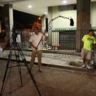 Filme. Cristhian Carrera es el escritor de esta cinta grabada en el Garay.