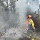 Pasadas las 16:00 de este 25 de agosto, los bomberos controlaron el incendio en Lumbisí.