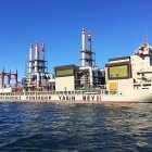 La barcaza de Karpowership arribó al país en semanas pasadas.