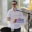 Daniel Noboa aceptó su precandidatura presidencial el 9 de agosto, durante la convención de ADN en Quito.