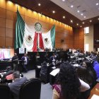 Este lunes 26 de agosto, legisladores participaron en la sesión de la Comisión de Puntos Constitucionales, en Ciudad de México.