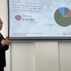 Édgar Peñaherrera, presidente de Icored, en su exposición