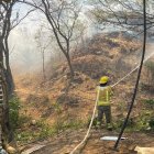 El cantón Quilanga, en la provincia de Loja, lleva siete días bajo las llamas por un incendio forestal.