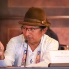 Guillermo Churuchumbi asegura que Pachakutik y Centro Democrático harán una alianza para participar en las elecciones 2025.