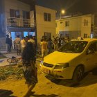 Caso. La familia llegaba al conjunto residencial por una festividad.