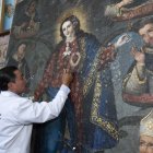 La restauración de la obra concluirá a mediados de septiembre.