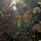 Los bomberos indican que han hecho todo lo humanamente posible para controlar el incendio.
