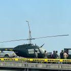 La aeronave estaba custodiado por elementos de las Fuerzas Armadas.