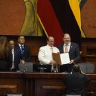 Eduardo Franco Loor fue posesionado en la Asmablea como nuevo vocal suplente del Consejo de Participación Ciudadana.