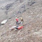 Hecho. Momento en el que se llevó a cabo el rescate en el Parque Nacional.