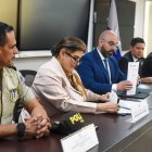 La ministra del Interior, Mónica Palencia.