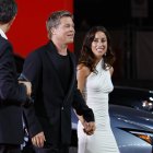 Llegaron tomados de la mano a la presentación de Wolfs, que se presentó en la categoría Fuera de competición.