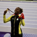 Kiara Rodríguez, y su medalla de oro en los paralímpicos.