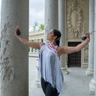 Artista. Pazmiño es vocal por Ecuador de la Asociación Internacional de la Castañuelas.