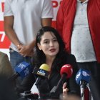 La precandidata a la Vicepresidencia del Partido Socialista, Verónica Silva.