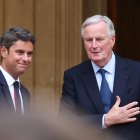 Actual primer ministro, Michel Barnier.(derecha de la imagen).