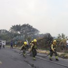 Los bomberos de Quito trabajan con capacidad del 98 por ciento.