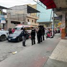 Escena. La víctima vestía un buzo con bermuda y estaban sin zapatos.