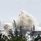 El tifón Yagi tocó tierra en la provincia de Quang Ninh, Vietnam.