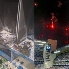 El camerino que había sido designado a Técnico Universitario en el estadio Capwell quedó destruido.