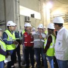 El contralor Mauricio Torres recorrió las las centrales de generación de electricidad.