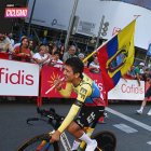 El ecuatoriano Richard Carapaz cerró la Vuelta a España como cuarto en la general.