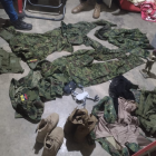 Prendas militares se encontraron en una vivienda donde no se pudo justificar su tenencia.