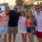 Junto a Jorge Luis Pérez, La Nena, Soledad Barberán e Isaac Delgado.