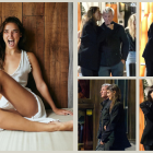 El actor fue visto en actitud cómplice con esta joven modelo.