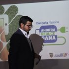 Rafael Quintero, viceministro de Electricidad, en rueda de prensa este 10 de septiembre de 2024.