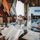 Una reciente sesión del Concejo Cantonal, liderado por Aquiles Álvarez.