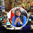 Diana Salazar y la Asamblea Nacional en una foto de archivo.