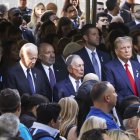 Varias autoridades asisten al aniversario número del 11-S en Nueva York.