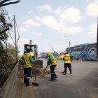 Personal del Municipio de Samborondón realizó la limpieza