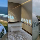 Un Boeing 737 reconvertido en una vivienda exclusiva en los aires