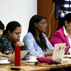 La fiscal general del Estado, Diana Salazar, en una audiencia.