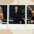 Las celebridades impresionaron con sus vestimentas.