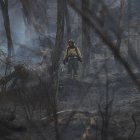 Incendio en el sector del Panecillo en el Centro de Quito.