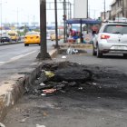 Investigan incendio provocado a camioneta de la Comisión de Tránsito del Ecuador en Durán.