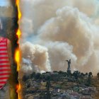 Joven detenido por la Policía Nacional por supuestamente provocar el incendio alrededor de El Panecillo