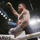 Saul "Canelo" Alvarez en una de sus últimas victorias sobre el cuadrilátero.