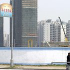 Viviendas. Edificios en el país asiático.