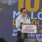 El presidente Daniel Noboa señaló en Santa Elena que se mantiene firme en el combate a la corrupción y mafias