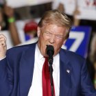 El expresidente y candidato estadounidense Donald Trump en Las Vegas, Nevada.