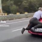 El conductor de un vehículo arrastró a un ciudadano en la vía Perimetral, la mañana de este lunes 16 de septiembre.