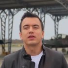 Video. El presidente anunció su decisión de reformar la Constitución precisamente desde el lugar donde funcionó la base de Manta.