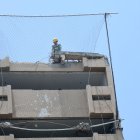 Estructura. La demolición del edificio Fantasía continúa.